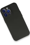 Mey İthalat®  iPhone 13 Pro Max Kılıf First Silikon - Siyah