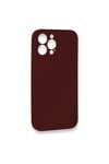 Mey İthalat®  iPhone 13 Pro Max Kılıf Lansman Legant Silikon - Bordo