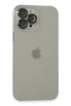 Mey İthalat®  iPhone 13 Pro Max Kılıf Luko Lens Silikon - Yeşil