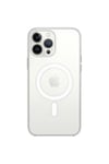 Mey İthalat®  iPhone 13 Pro Max Kılıf Magneticsafe Şeffaf Silikon - Şeffaf