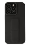 Mey İthalat®  iPhone 13 Pro Max Kılıf Mega Standlı Silikon - Siyah