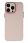 Mey İthalat®  iPhone 13 Pro Max Kılıf Modos Metal Kapak - Pembe