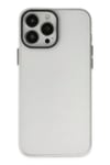 Mey İthalat®  iPhone 13 Pro Max Kılıf Modos Metal Kapak - Şeffaf