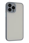 Mey İthalat®  iPhone 13 Pro Max Kılıf Montreal Silikon Kapak - Gri