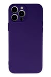 Mey İthalat®  iPhone 13 Pro Max Kılıf Nano içi Kadife Silikon - Mor