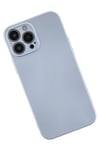 Mey İthalat®  iPhone 13 Pro Max Kılıf Nano içi Kadife Silikon - Sky Blue