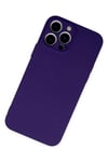 Mey İthalat®  iPhone 13 Pro Max Kılıf Nano içi Kadife Silikon - Mor