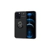 Mey İthalat®  iPhone 13 Pro Max Kılıf Range Yüzüklü Silikon - Siyah