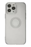 Mey İthalat®  iPhone 13 Pro Max Kılıf Santa Lens Silikon - Şeffaf