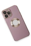 Mey İthalat®  iPhone 13 Pro Max Kılıf Store Silikon - Mor
