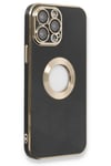 Mey İthalat®  iPhone 13 Pro Max Kılıf Store Silikon - Siyah