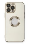Mey İthalat®  iPhone 13 Pro Max Kılıf Store Silikon - Beyaz