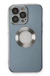Mey İthalat®  iPhone 13 Pro Max Kılıf Store Silikon - Sierra Blue