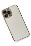 Mey İthalat®  iPhone 13 Pro Max Kılıf Volet Silikon - Beyaz