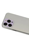 Mey İthalat®  iPhone 13 Pro Max Rainbow Kamera Lens Koruma Cam - Mor