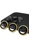 Mey İthalat®  iPhone 13 Pro Max Raze Metal Kamera Lens - Gold