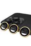 Mey İthalat®  iPhone 13 Pro Max Raze Metal Kamera Lens - Gold