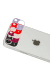 Mey İthalat®  iPhone 13 Rainbow Kamera Lens Koruma Cam - Rose Gold