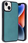 Mey İthalat®  iPhone 14 Kılıf Aras Deri Kapak - Açık Yeşil