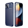 Mey İthalat®  iPhone 14 Kılıf Auto Focus Karbon Kapak - Lacivert