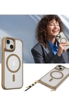 Mey İthalat®  iPhone 14 Kılıf Enka Magsafe Silikon Kılıf - Siyah
