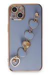 Mey İthalat®  iPhone 14 Kılıf Esila Silikon - Gri