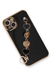 Mey İthalat®  iPhone 14 Kılıf Esila Silikon - Siyah