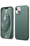Mey İthalat®  iPhone 14 Kılıf First Silikon - Koyu Yeşil