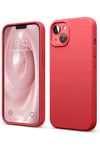 Mey İthalat®  iPhone 14 Kılıf First Silikon - Kırmızı