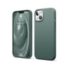 Mey İthalat®  iPhone 14 Kılıf First Silikon - Koyu Yeşil