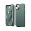 Mey İthalat®  iPhone 14 Kılıf First Silikon - Koyu Yeşil