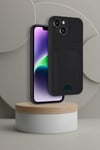 Mey İthalat®  iPhone 14 Kılıf Kelvin Kartvizitli Silikon - Bordo