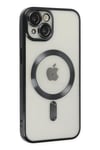 Mey İthalat®  iPhone 14 Kılıf Kross Magneticsafe Kapak - Siyah