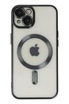 Mey İthalat®  iPhone 14 Kılıf Kross Magneticsafe Kapak - Siyah