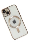 Mey İthalat®  iPhone 14 Kılıf Kross Magneticsafe Kapak - Gold