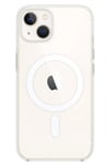 Mey İthalat®  iPhone 14 Kılıf Magneticsafe Şeffaf Silikon - Şeffaf