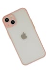 Mey İthalat®  iPhone 14 Kılıf Montreal Silikon Kapak - Pembe