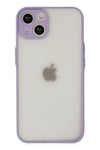 Mey İthalat®  iPhone 14 Kılıf Montreal Silikon Kapak - Mor