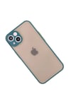 Mey İthalat®  iPhone 14 Kılıf Montreal Silikon Kapak - Yeşil