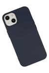 Mey İthalat®  iPhone 14 Kılıf Nano içi Kadife Silikon - Lacivert