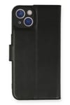 Mey İthalat®  iPhone 14 Kılıf Trend S Plus Kapaklı Kılıf - Siyah