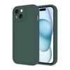 Mey İthalat®  iPhone 14 Kılıf Viera Silikon - Koyu Yeşil