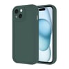 Mey İthalat®  iPhone 14 Kılıf Viera Silikon - Koyu Yeşil