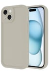Mey İthalat®  iPhone 14 Kılıf Viera Silikon - Krem