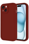 Mey İthalat®  iPhone 14 Kılıf Viera Silikon - Bordo