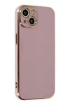 Mey İthalat®  iPhone 14 Kılıf Volet Silikon - Mor