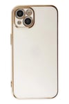 Mey İthalat®  iPhone 14 Kılıf Volet Silikon - Beyaz