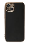 Mey İthalat®  iPhone 14 Kılıf Volet Silikon - Siyah