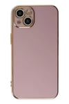 Mey İthalat®  iPhone 14 Kılıf Volet Silikon - Mor