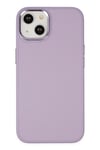 Mey İthalat®  iPhone 14 Plus Kılıf Asya Deri Silikon - Lila